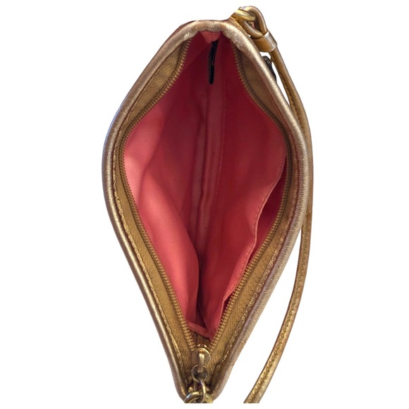 Coach Hamilton Collection Vintage Coated Straw Gold Metallic - Picture 8 of 16